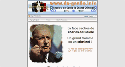 Desktop Screenshot of de-gaulle.info