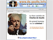 Tablet Screenshot of de-gaulle.info
